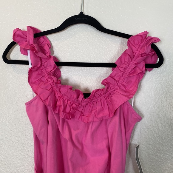 NWT Donna Morgan Mada Midi Dress | Strawberry Pink | 2 - Picture 5 of 7